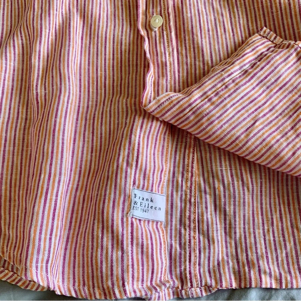 Frank & Eileen Linen Shirt . Style Barry - Picture 5 of 7